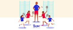 entrainement jeunes bad BCM